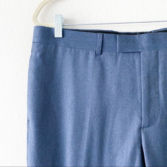 ❤️SOLD❤️Sandro Slim-Fit Tapered Wool-Flannel Trous - Picture 4 of 7